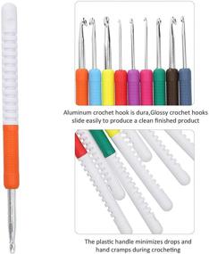 img 1 attached to Эргономичные ручки для вязания крючком Liyeehao Алюминиевое вязание