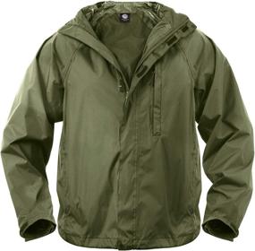 img 3 attached to Упаковываемая дождевик Rothco Olive