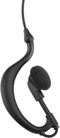 img 2 attached to JEUYOEDE G Shape CP185 Single Wire Headset Earpiece Mic - Compatible with Motorola RMM2050 RMU2080 XU2600 CLS1410 CP200 GP300 BPR40 PR400 Two Way Radios