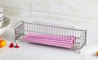 304 stainless steel utensil drying rack: efficient drainer basket for chopsticks, spoons, forks, knives - flatware storage solution (square) логотип