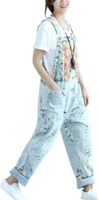 img 2 attached to Bigasset Womens Casual Overalls Jumpsuits