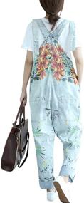 img 1 attached to Bigasset Womens Casual Overalls Jumpsuits