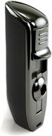 🗿 enhance your smoking experience with prestige import group olympus triple flame torch lighter - black stone with gun gray metal design & built-in punch cutter - wind resistant logo