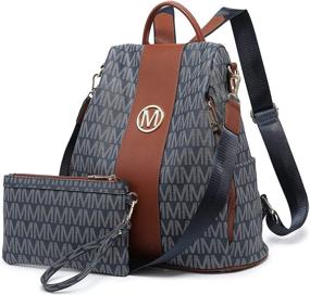 img 4 attached to 🎒 Stylish MKP Lightweight Backpack: Perfect for Women - Anti-Theft Handbags & Wallets