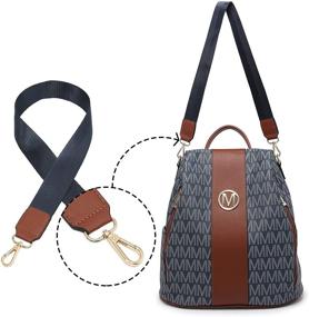 img 3 attached to 🎒 Stylish MKP Lightweight Backpack: Perfect for Women - Anti-Theft Handbags & Wallets