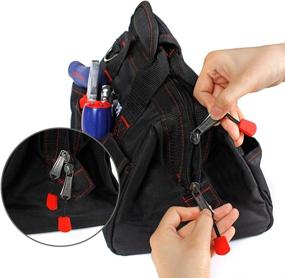 img 1 attached to 🧰 12-inch WorkPro Close Top Wide Mouth Storage Tool Bag - W081020A