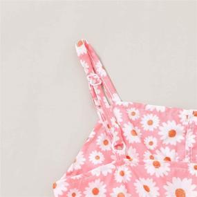 img 1 attached to 👧 Girls' Clothing: Toddler Suspender Overalls Jumpsuits for Improved SEO