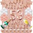 birthday decoration confetti balloons party rose logo