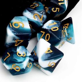 img 3 attached to 🎲 Haxtec Polyhedral RPG Dice Set for Dungeons & Dragons Roleplaying