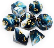 🎲 haxtec polyhedral rpg dice set for dungeons & dragons roleplaying logo