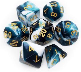 img 4 attached to 🎲 Haxtec Polyhedral RPG Dice Set for Dungeons & Dragons Roleplaying