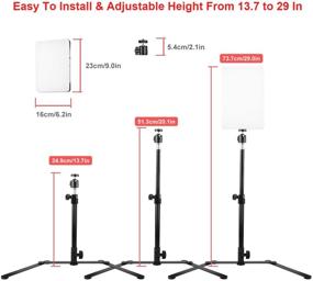 img 1 attached to 🎥 Комплект светильников LED-подсветки MOMIRA M240 Camera Light с накладным креплением и диммером от 2700 до 5700K для видеоконференций, фотографии, освещения для Zoom-сессий, трансляций и студийного освещения (улучшенная версия)