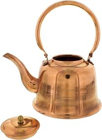 img 1 attached to Cheftor Heavy Copper Traditional Kettle