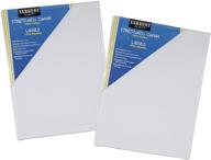 🎨 sargent art value pack: 2 pack of 16 x 20 inch stretched canvas logo