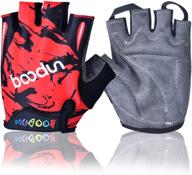 floraglove half finger cycling gloves for kids – breathable anti-slip bicycle gloves for boys and girls (015) логотип