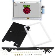 🖥️ 5 inch hdmi touch lcd display (b) with bicolor case - compatible with raspberry pi 4 3 2 model b b+ banana pi pro beaglebone black @xygstudy logo