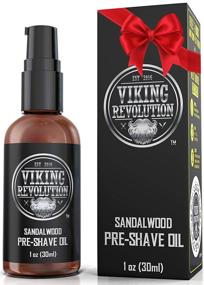 img 4 attached to 🪒 Men's Pre Shave Oil - Premium Shaving Oil with Sandalwood for Safety Razor, Straight Razor - Achieve the Smoothest, Razor Burn Free Shave