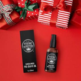 img 2 attached to 🪒 Men's Pre Shave Oil - Premium Shaving Oil with Sandalwood for Safety Razor, Straight Razor - Achieve the Smoothest, Razor Burn Free Shave