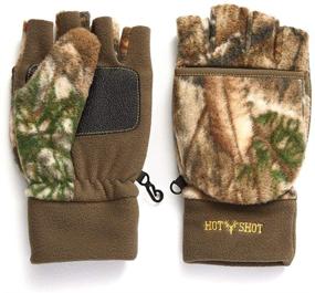 img 4 attached to 🎯 Hot Shot Bulls Eye Mittens: Authentic Realtree Camo for a High-performance Outdoor Experience