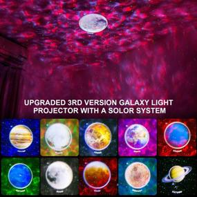 img 3 attached to 🌌 BSYUN Galaxy Projector: The Ultimate Sound-Activated Star and Planets Projector for a Mesmerizing Bedroom Experience