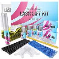 👁️ stacy lash lift kit - high-quality professional salon grade eyelash perm curling lotion & liquid full lifting set - semi-permanent wave curling eyelash perming solution logo