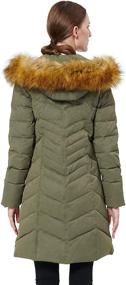 img 3 attached to 🧥 Stylish and Warm: Orolay Women's Thickened Mid-Long Down Jacket with Hood