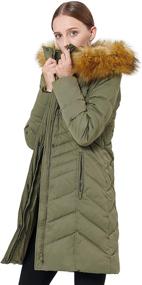 img 2 attached to 🧥 Stylish and Warm: Orolay Women's Thickened Mid-Long Down Jacket with Hood