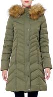 🧥 stylish and warm: orolay women's thickened mid-long down jacket with hood logo