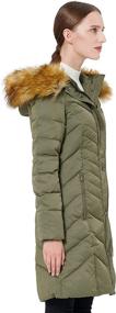 img 1 attached to 🧥 Stylish and Warm: Orolay Women's Thickened Mid-Long Down Jacket with Hood