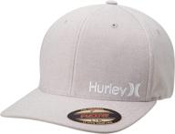 hurley men's one & only corp flexfit perma curve bill baseball hat: superior style and comfort for men логотип