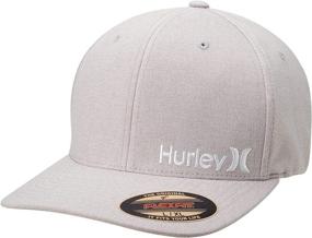 img 4 attached to Hurley Men's One & Only Corp Flexfit Perma Curve Bill Baseball Hat: Superior Style and Comfort for Men