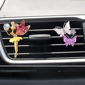 img 2 attached to Accessories Butterfly Backseat Decoration Rhinestone