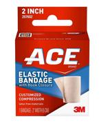 🔗 ace-207602 elastic bandage 2 inch with hook closure (1 pack) - enhanced for seo logo