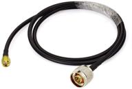 eightwood 3ft rp-sma male to n-type male plug rg58 coaxial cable with female pin logo