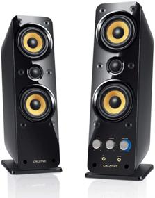 img 2 attached to 💻 Black Creative GigaWorks T40 Series II Multimedia Speaker System with BasXPort Technology - 2.0 for Enhanced Multimedia Experience