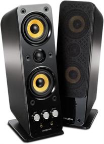 img 3 attached to 💻 Black Creative GigaWorks T40 Series II Multimedia Speaker System with BasXPort Technology - 2.0 for Enhanced Multimedia Experience