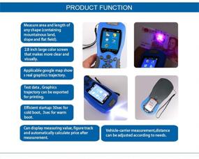 img 3 attached to Noyafa NF-198 GPS Земельный измеритель: точное измерение, отслеживание фигур и расчет стоимости