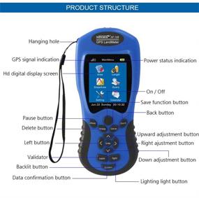 img 2 attached to Noyafa NF-198 GPS Земельный измеритель: точное измерение, отслеживание фигур и расчет стоимости