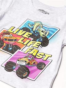 img 1 attached to Blaze Monster Machines T Shirt Heather Boys' Clothing for Tops, Tees & Shirts