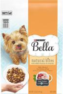 натуральные кусочки bella purina - сухое кормление для взрослых собак маленьких пород - мешок 12 фунтов логотип