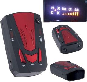 img 1 attached to 🚗 Paddsun Laser Radar Detector for Cars, Voice-Prompt Speed, Speed Alarm System with Automatic Detection (Red)