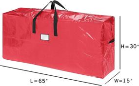 img 2 attached to Elf Stor (Red) Christmas Tree Storage Bag - Fits up to 9ft Artificial Trees - Protects Holiday Decorations & Inflatables against Moisture & Damage