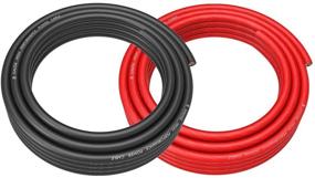 img 2 attached to 🔌 ROCKRIX 8 Gauge Car Audio Power Ground Soft Touch Wire Cable Set - 25ft Black and 25ft RED: High-Quality Performance