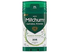 img 3 attached to 🎋 Mitchum Natural Power Deodorant for Men - Bamboo Powder, Cedarwood Scent - 2.7 oz