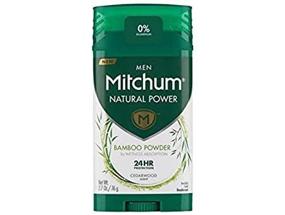 img 2 attached to 🎋 Mitchum Natural Power Deodorant for Men - Bamboo Powder, Cedarwood Scent - 2.7 oz