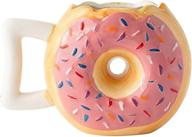 ceramic donut mug delicious sprinkles logo