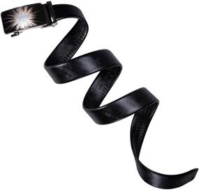 img 2 attached to Ultimate Convenience: Hi Tie Scorpion Men's Belt Accessories with Adjustable Sliding Automatic Feature