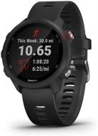 🏃 улучшите свои пробежки с помощью garmin forerunner 245 music - умных часов для бега с gps и музыкой, передовой динамикой в элегантном черном дизайне логотип