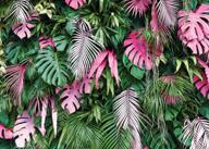 sjoloon jungle green leaves backdrop: perfect tropical plants photography prop for memorable baby birthday party! (dimensions: 7x5ft) logo