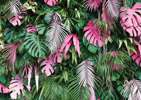 img 4 attached to SJOLOON Jungle Green Leaves Backdrop: Perfect Tropical Plants Photography Prop for Memorable Baby Birthday Party! (Dimensions: 7x5FT)